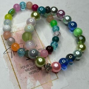 Colorful Mixed Gemstone Bracelets